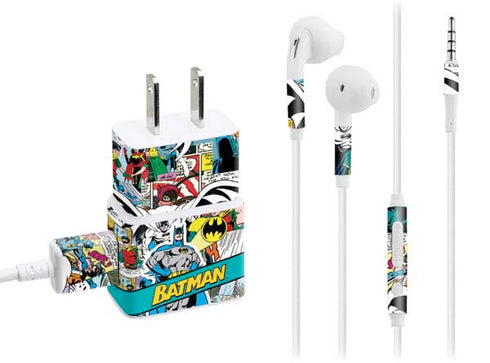 DC Comics Batman Vintage Pose Collage Art Phone Charger Skin